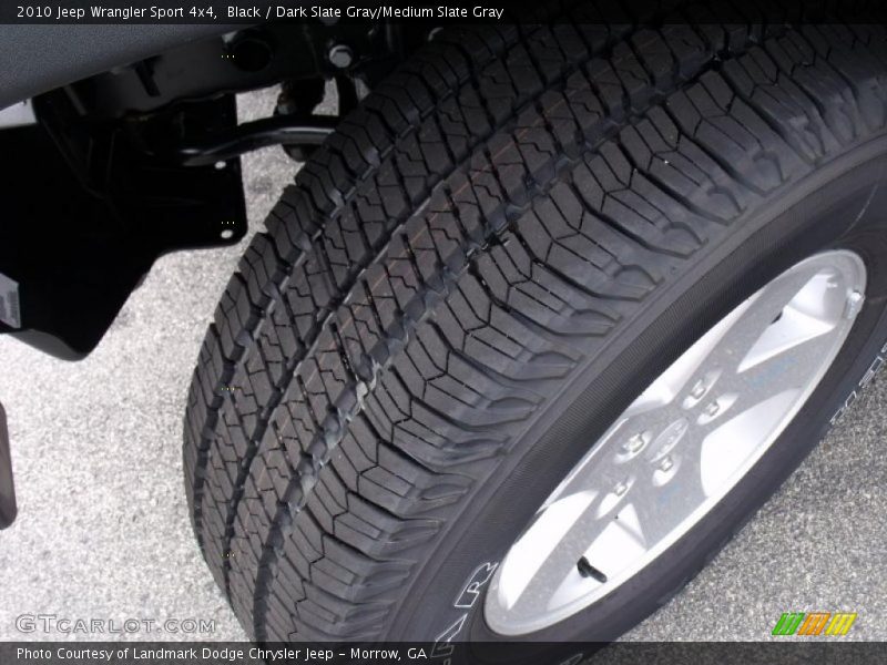 Black / Dark Slate Gray/Medium Slate Gray 2010 Jeep Wrangler Sport 4x4