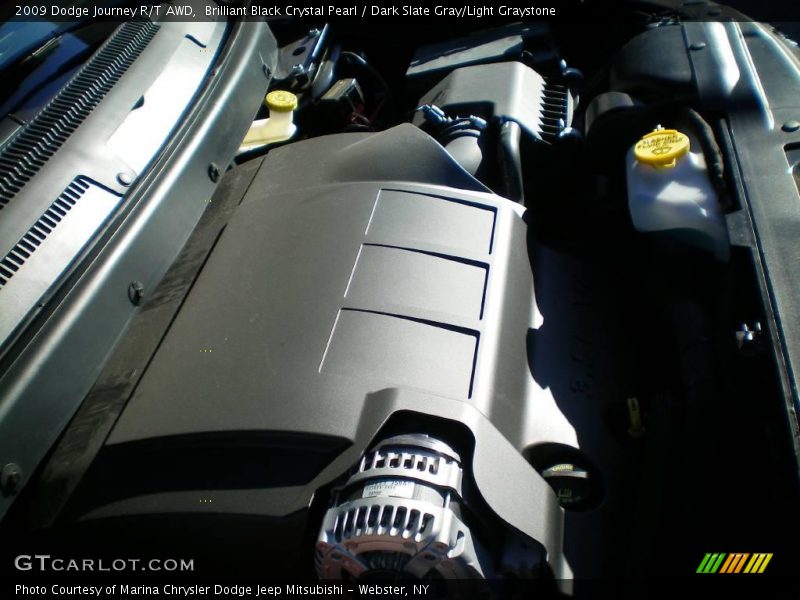 Brilliant Black Crystal Pearl / Dark Slate Gray/Light Graystone 2009 Dodge Journey R/T AWD