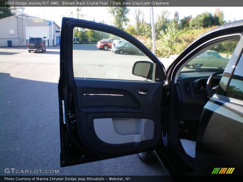 Brilliant Black Crystal Pearl / Dark Slate Gray/Light Graystone 2009 Dodge Journey R/T AWD