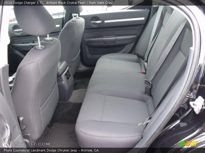 Brilliant Black Crystal Pearl / Dark Slate Gray 2010 Dodge Charger 3.5L