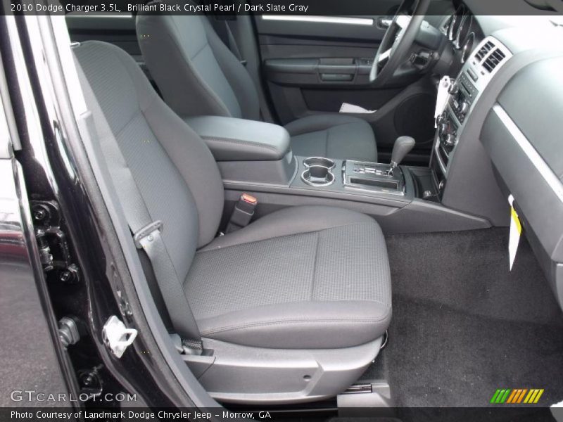Brilliant Black Crystal Pearl / Dark Slate Gray 2010 Dodge Charger 3.5L