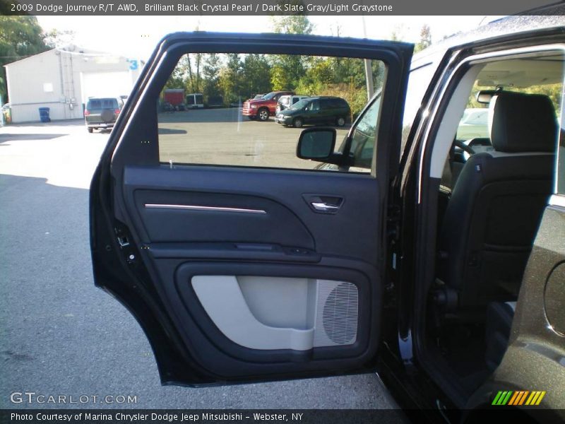 Brilliant Black Crystal Pearl / Dark Slate Gray/Light Graystone 2009 Dodge Journey R/T AWD
