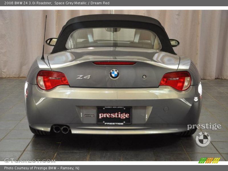 Space Grey Metallic / Dream Red 2008 BMW Z4 3.0i Roadster