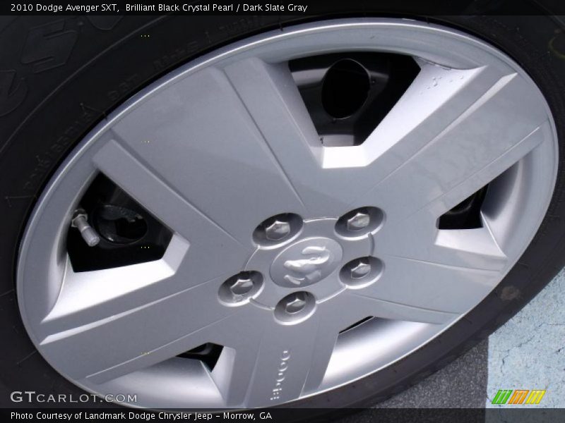 Brilliant Black Crystal Pearl / Dark Slate Gray 2010 Dodge Avenger SXT