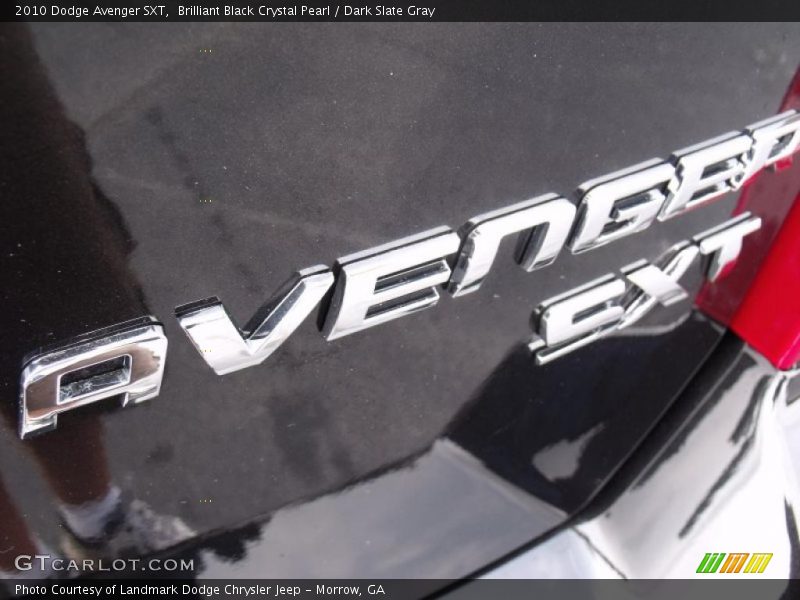 Brilliant Black Crystal Pearl / Dark Slate Gray 2010 Dodge Avenger SXT