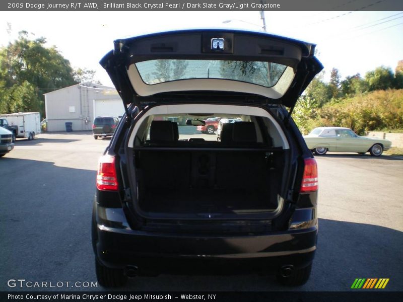Brilliant Black Crystal Pearl / Dark Slate Gray/Light Graystone 2009 Dodge Journey R/T AWD