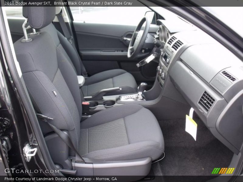 Brilliant Black Crystal Pearl / Dark Slate Gray 2010 Dodge Avenger SXT