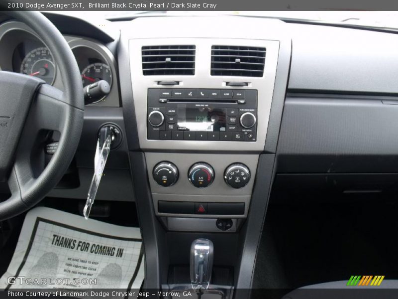 Brilliant Black Crystal Pearl / Dark Slate Gray 2010 Dodge Avenger SXT