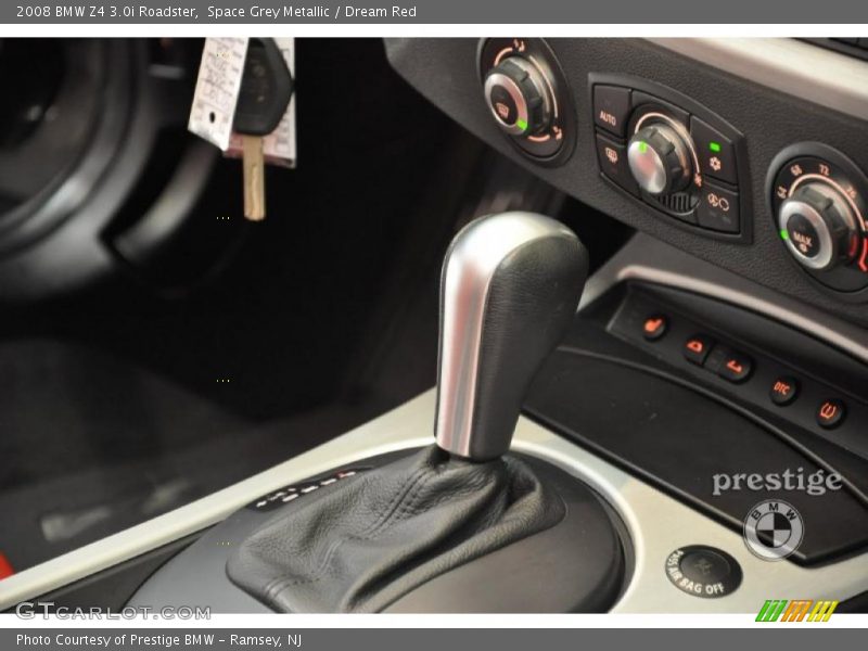 Space Grey Metallic / Dream Red 2008 BMW Z4 3.0i Roadster