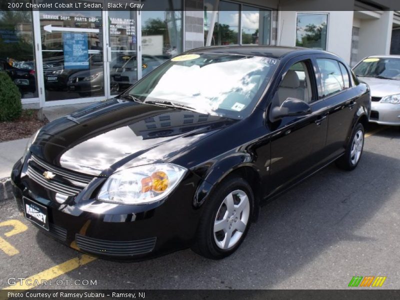 Black / Gray 2007 Chevrolet Cobalt LT Sedan
