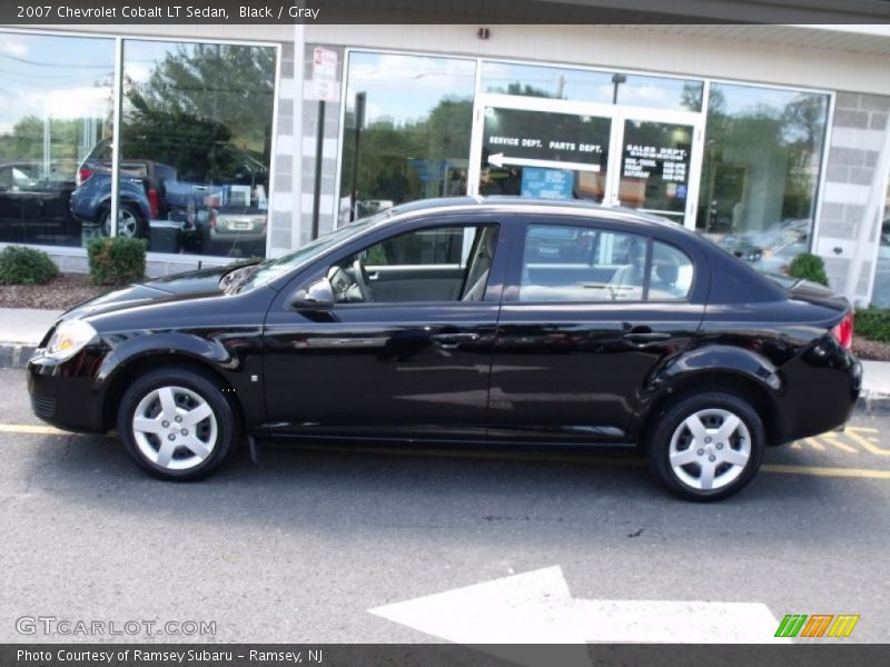 Black / Gray 2007 Chevrolet Cobalt LT Sedan