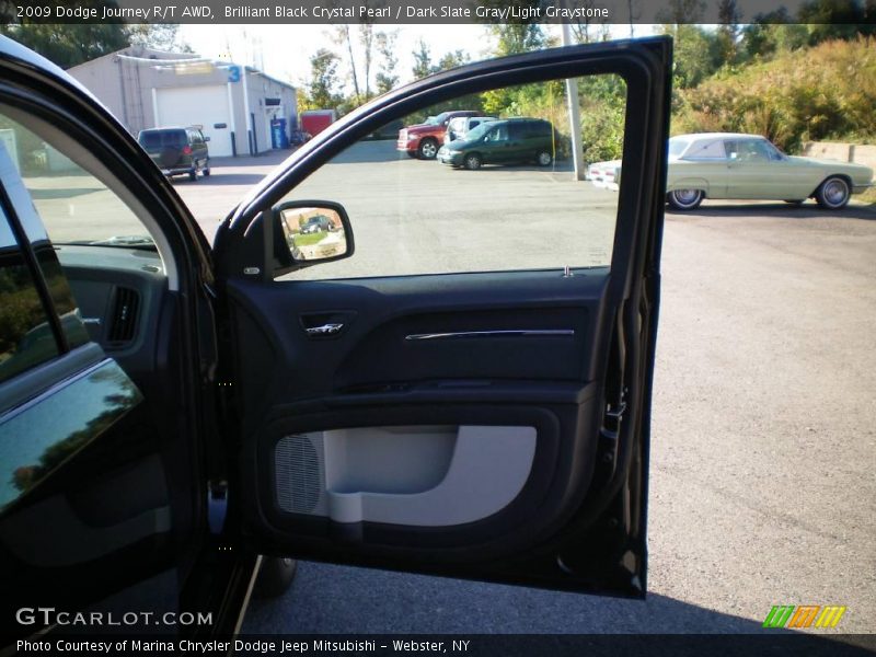 Brilliant Black Crystal Pearl / Dark Slate Gray/Light Graystone 2009 Dodge Journey R/T AWD