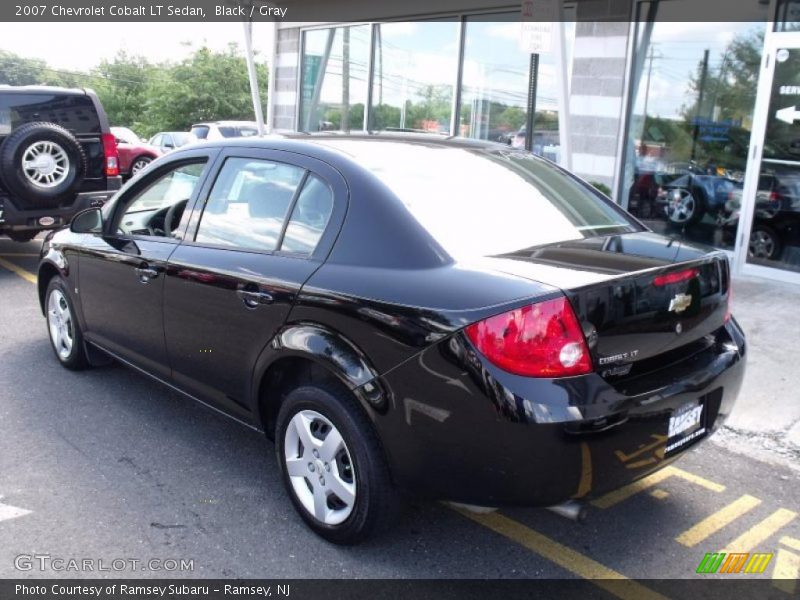 Black / Gray 2007 Chevrolet Cobalt LT Sedan