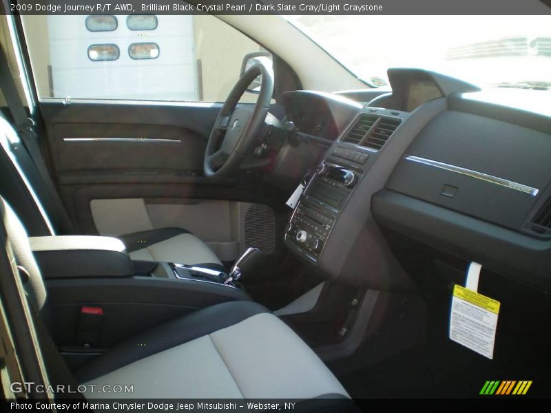 Brilliant Black Crystal Pearl / Dark Slate Gray/Light Graystone 2009 Dodge Journey R/T AWD