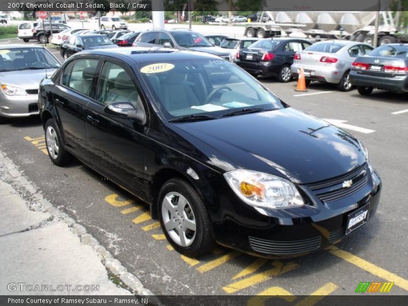 Black / Gray 2007 Chevrolet Cobalt LT Sedan