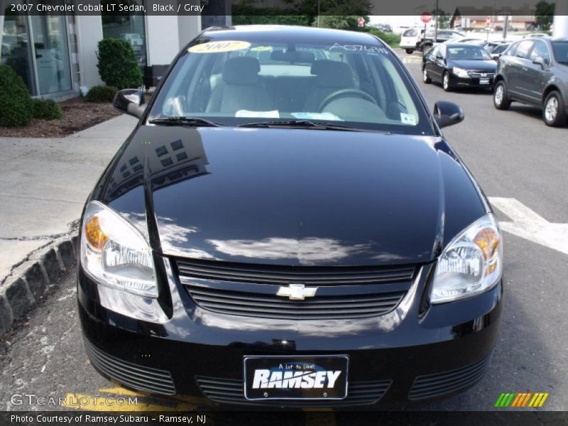 Black / Gray 2007 Chevrolet Cobalt LT Sedan