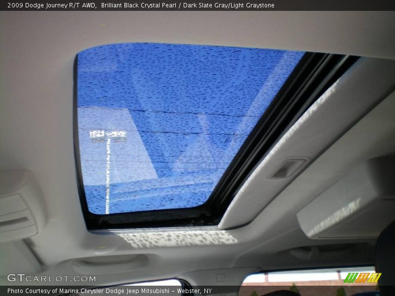 Brilliant Black Crystal Pearl / Dark Slate Gray/Light Graystone 2009 Dodge Journey R/T AWD