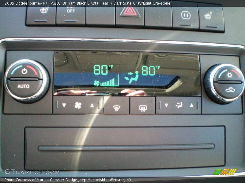 Brilliant Black Crystal Pearl / Dark Slate Gray/Light Graystone 2009 Dodge Journey R/T AWD