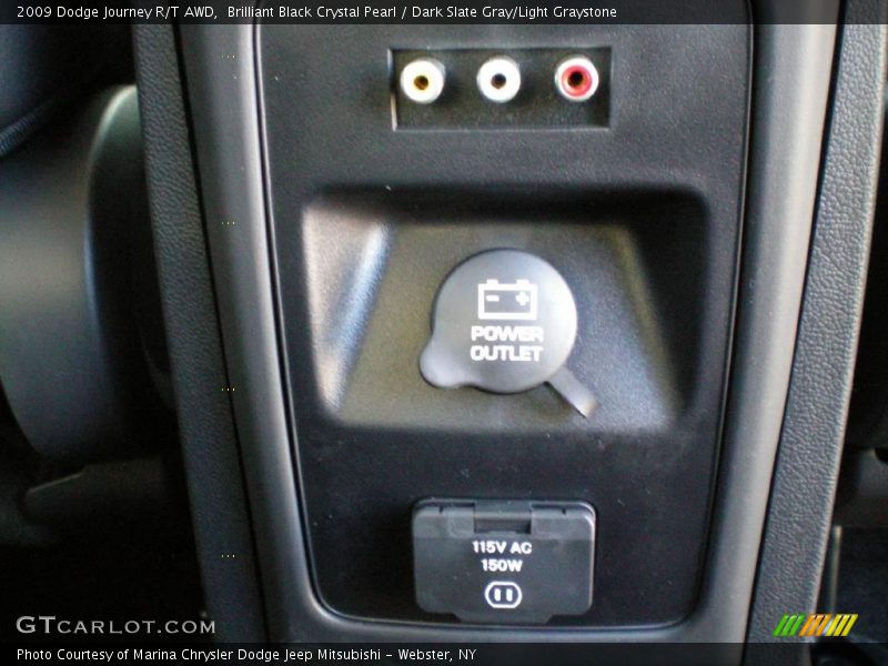 Brilliant Black Crystal Pearl / Dark Slate Gray/Light Graystone 2009 Dodge Journey R/T AWD