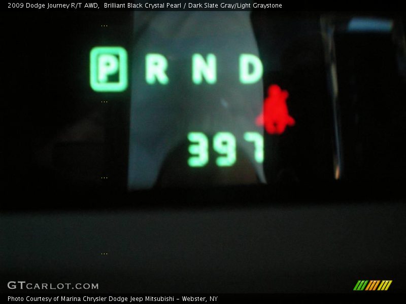 Brilliant Black Crystal Pearl / Dark Slate Gray/Light Graystone 2009 Dodge Journey R/T AWD