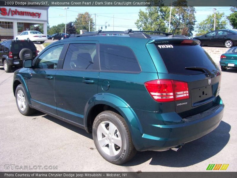 Melbourne Green Pearl / Dark Slate Gray/Light Graystone 2009 Dodge Journey SXT