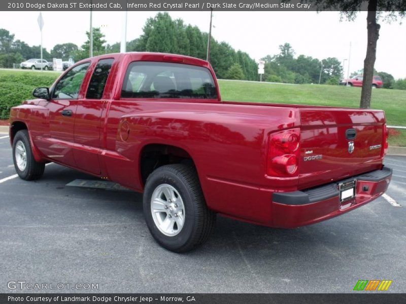 Inferno Red Crystal Pearl / Dark Slate Gray/Medium Slate Gray 2010 Dodge Dakota ST Extended Cab