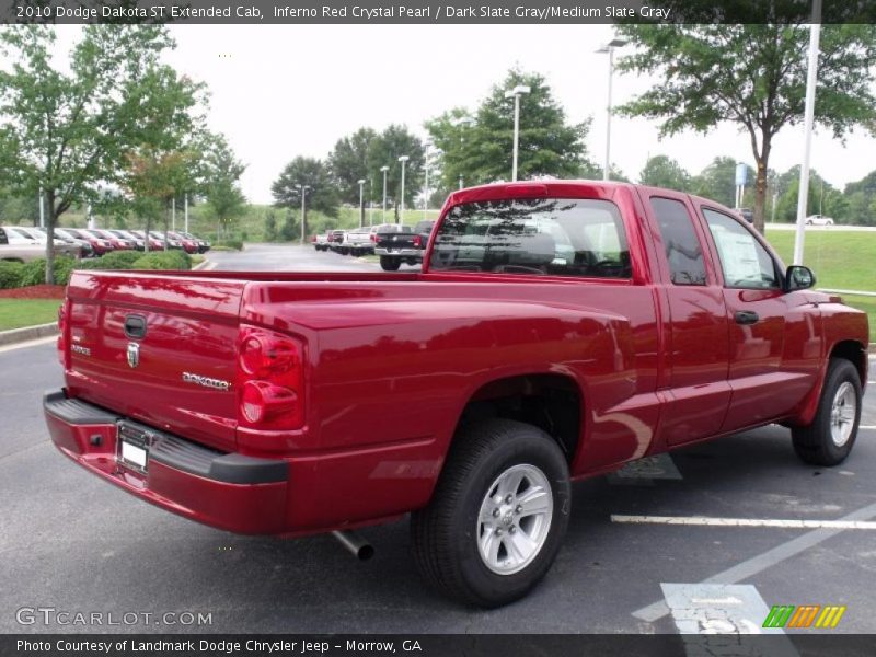 Inferno Red Crystal Pearl / Dark Slate Gray/Medium Slate Gray 2010 Dodge Dakota ST Extended Cab