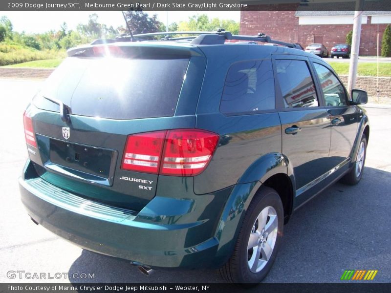 Melbourne Green Pearl / Dark Slate Gray/Light Graystone 2009 Dodge Journey SXT