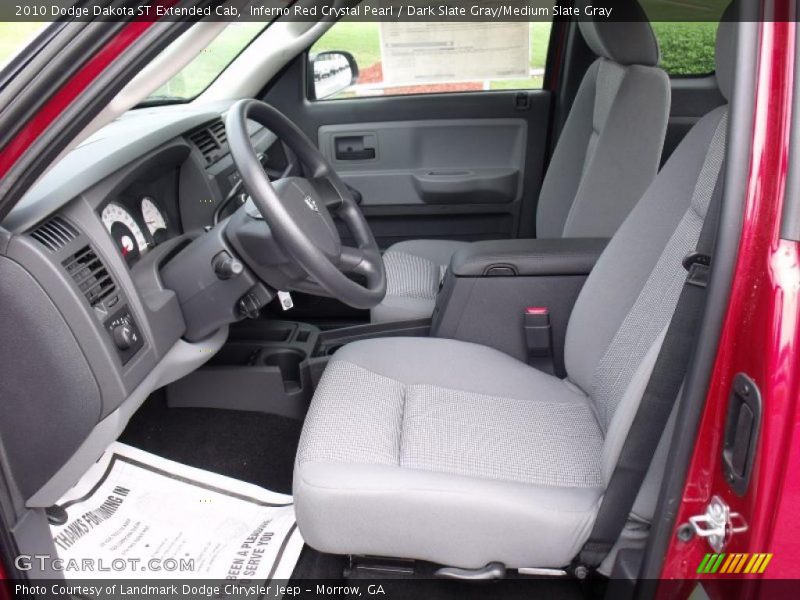 Inferno Red Crystal Pearl / Dark Slate Gray/Medium Slate Gray 2010 Dodge Dakota ST Extended Cab
