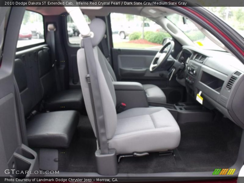 Inferno Red Crystal Pearl / Dark Slate Gray/Medium Slate Gray 2010 Dodge Dakota ST Extended Cab
