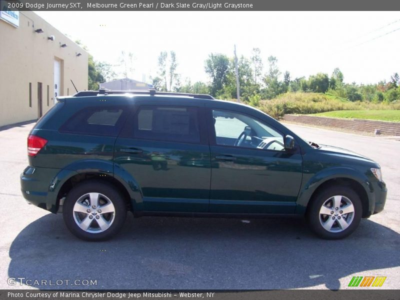 Melbourne Green Pearl / Dark Slate Gray/Light Graystone 2009 Dodge Journey SXT