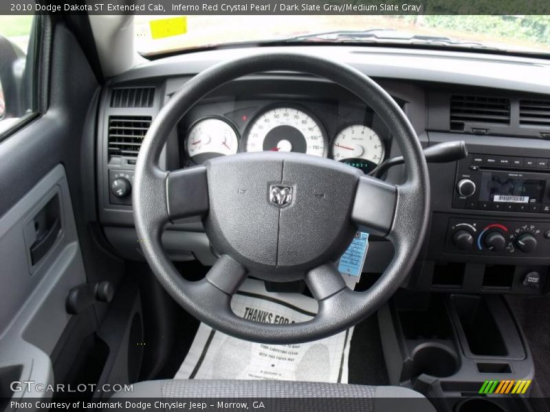 Inferno Red Crystal Pearl / Dark Slate Gray/Medium Slate Gray 2010 Dodge Dakota ST Extended Cab