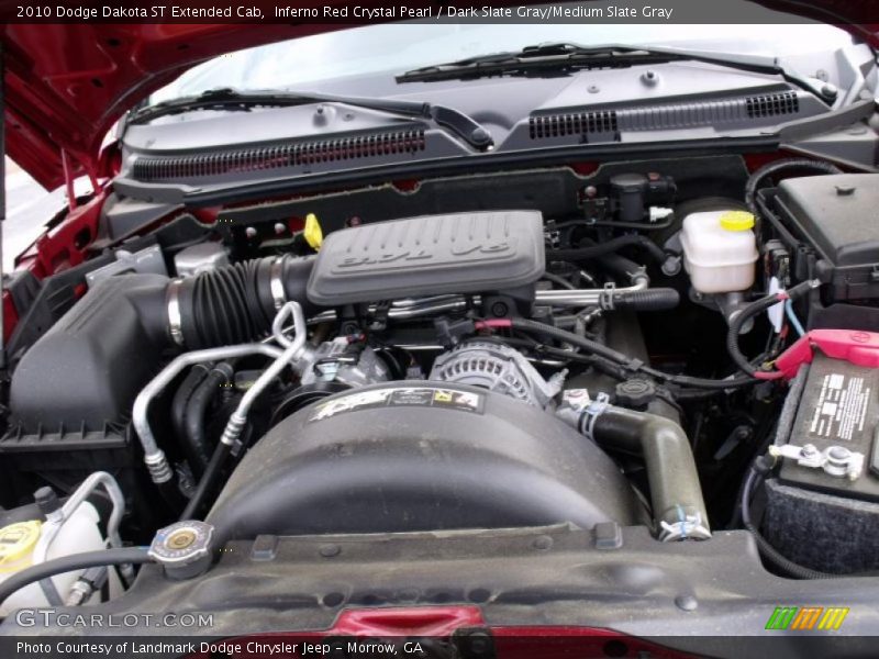 Inferno Red Crystal Pearl / Dark Slate Gray/Medium Slate Gray 2010 Dodge Dakota ST Extended Cab