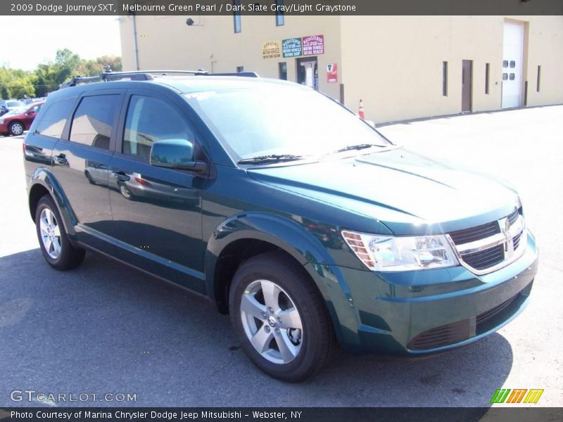 Melbourne Green Pearl / Dark Slate Gray/Light Graystone 2009 Dodge Journey SXT