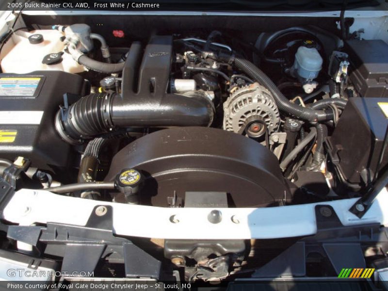 Frost White / Cashmere 2005 Buick Rainier CXL AWD