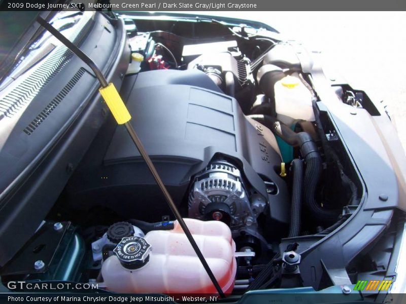 Melbourne Green Pearl / Dark Slate Gray/Light Graystone 2009 Dodge Journey SXT