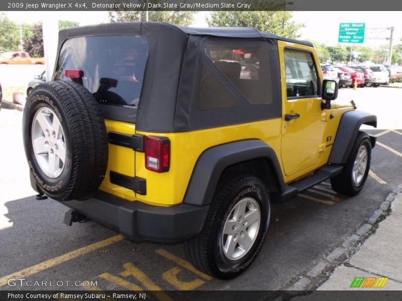 Detonator Yellow / Dark Slate Gray/Medium Slate Gray 2009 Jeep Wrangler X 4x4