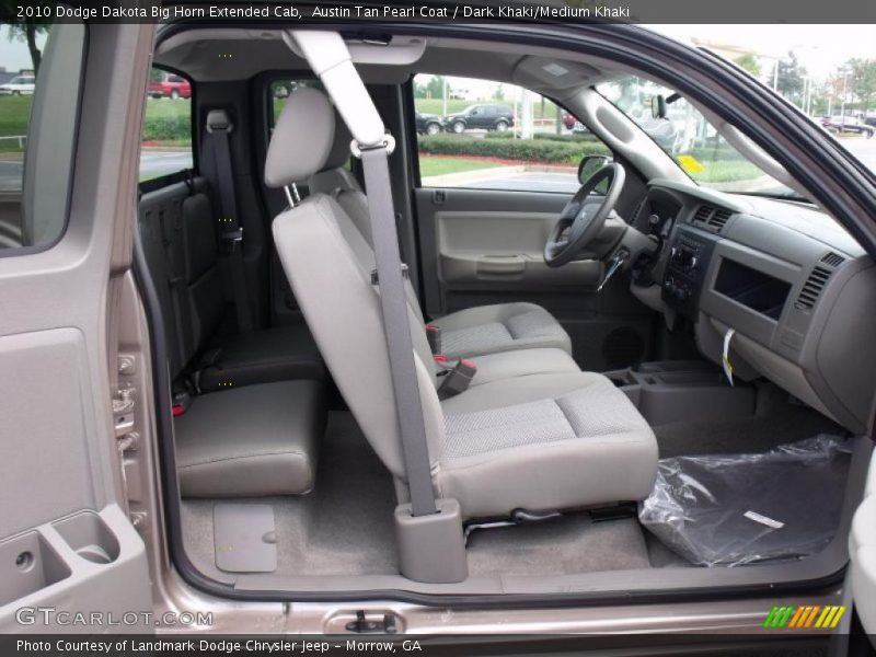 Austin Tan Pearl Coat / Dark Khaki/Medium Khaki 2010 Dodge Dakota Big Horn Extended Cab