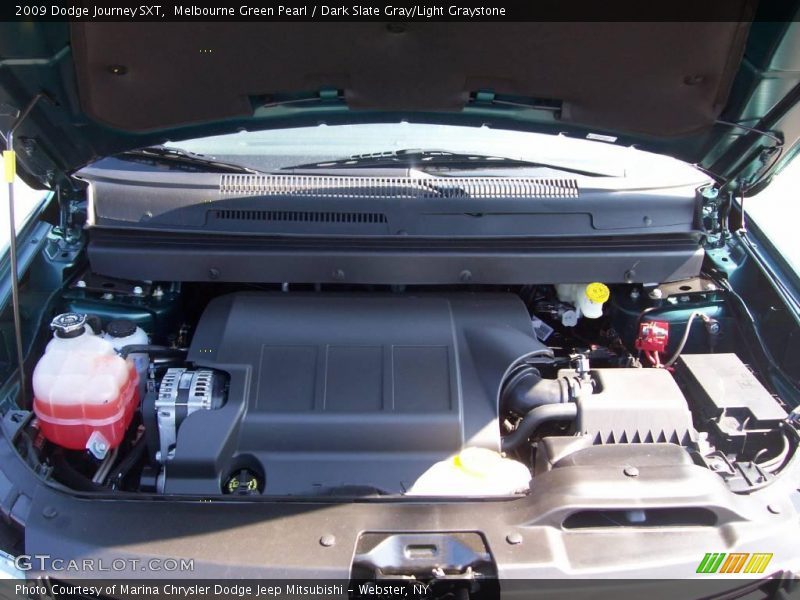 Melbourne Green Pearl / Dark Slate Gray/Light Graystone 2009 Dodge Journey SXT