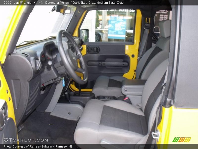 Detonator Yellow / Dark Slate Gray/Medium Slate Gray 2009 Jeep Wrangler X 4x4