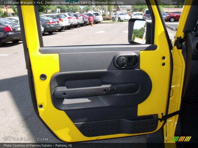 Detonator Yellow / Dark Slate Gray/Medium Slate Gray 2009 Jeep Wrangler X 4x4