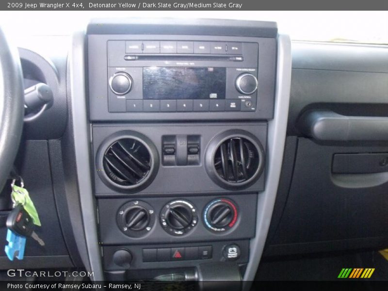 Detonator Yellow / Dark Slate Gray/Medium Slate Gray 2009 Jeep Wrangler X 4x4