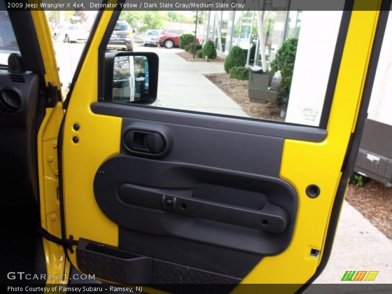 Detonator Yellow / Dark Slate Gray/Medium Slate Gray 2009 Jeep Wrangler X 4x4