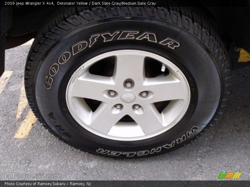 Detonator Yellow / Dark Slate Gray/Medium Slate Gray 2009 Jeep Wrangler X 4x4