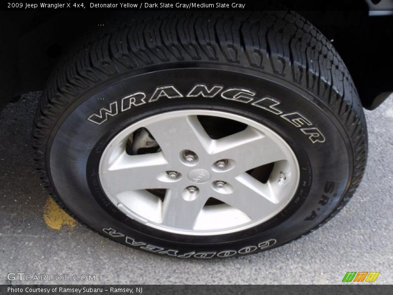 Detonator Yellow / Dark Slate Gray/Medium Slate Gray 2009 Jeep Wrangler X 4x4