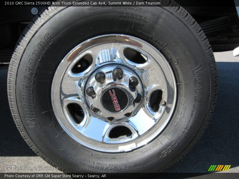 Summit White / Dark Titanium 2010 GMC Sierra 2500HD Work Truck Extended Cab 4x4