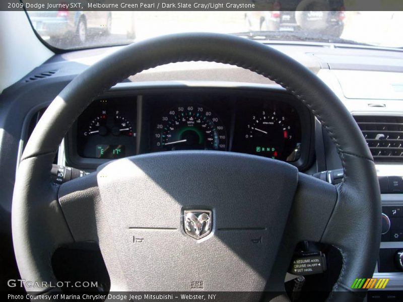 Melbourne Green Pearl / Dark Slate Gray/Light Graystone 2009 Dodge Journey SXT