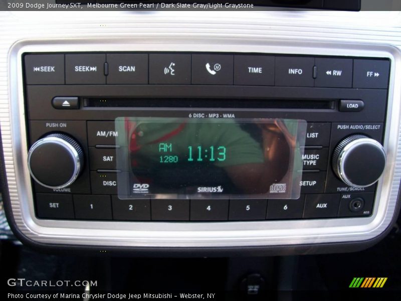 Melbourne Green Pearl / Dark Slate Gray/Light Graystone 2009 Dodge Journey SXT