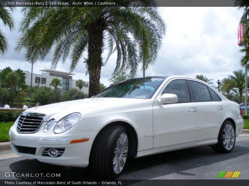 Arctic White / Cashmere 2008 Mercedes-Benz E 350 Sedan