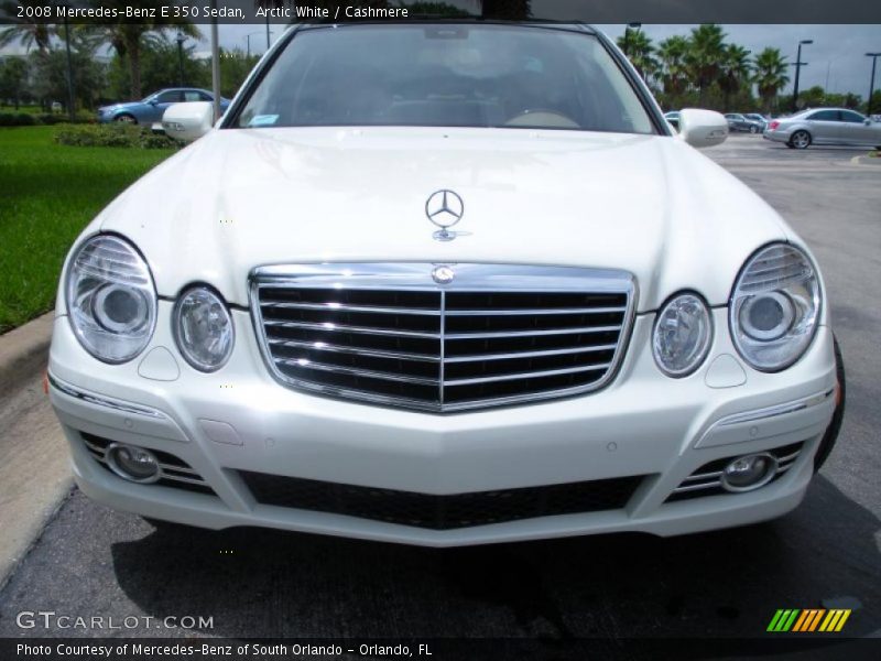 Arctic White / Cashmere 2008 Mercedes-Benz E 350 Sedan